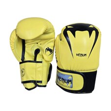 Боксерські рукавички VENUM 12 oz стрейч жовті