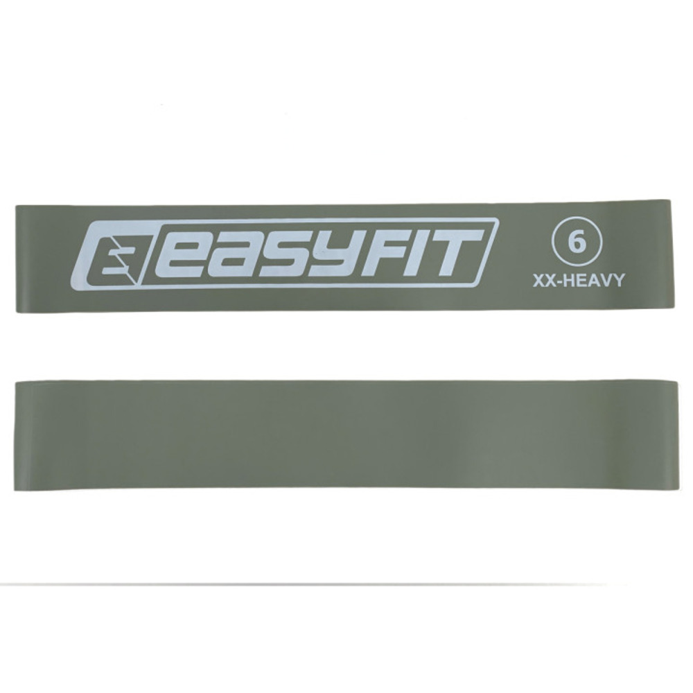 Резинка для фітнесу EasyFit №6 сіра 25 кг