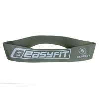 Резинка для фітнесу EasyFit №6 сіра 25 кг