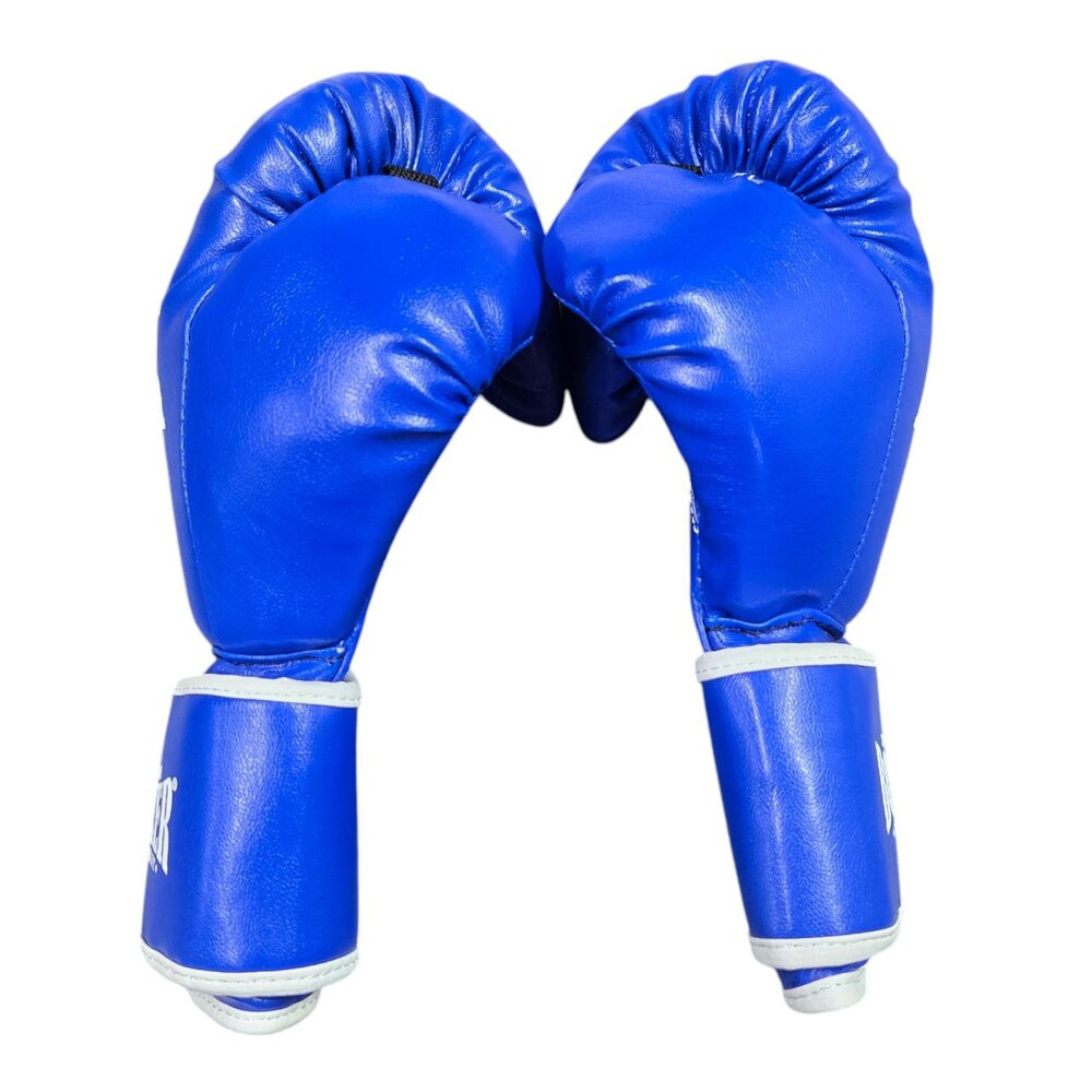 Боксерські рукавички BOXER NEW 12 оz вінілшкіряні ШИРОКИЙ МАНЖЕТ сині