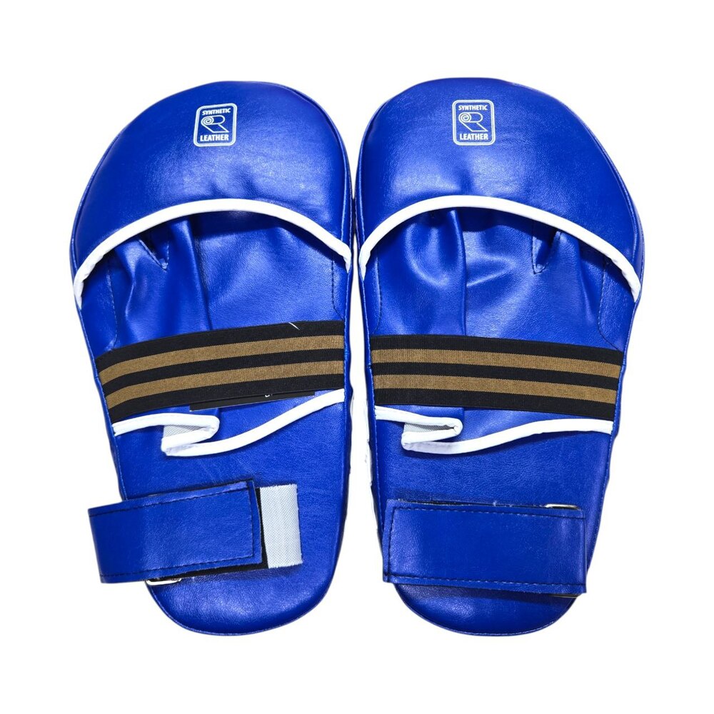 Лапи кікбоксерські BOXER NEW L прямі вінілшкіряні сині