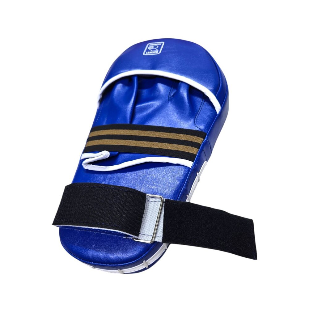 Лапи кікбоксерські BOXER NEW L прямі вінілшкіряні сині