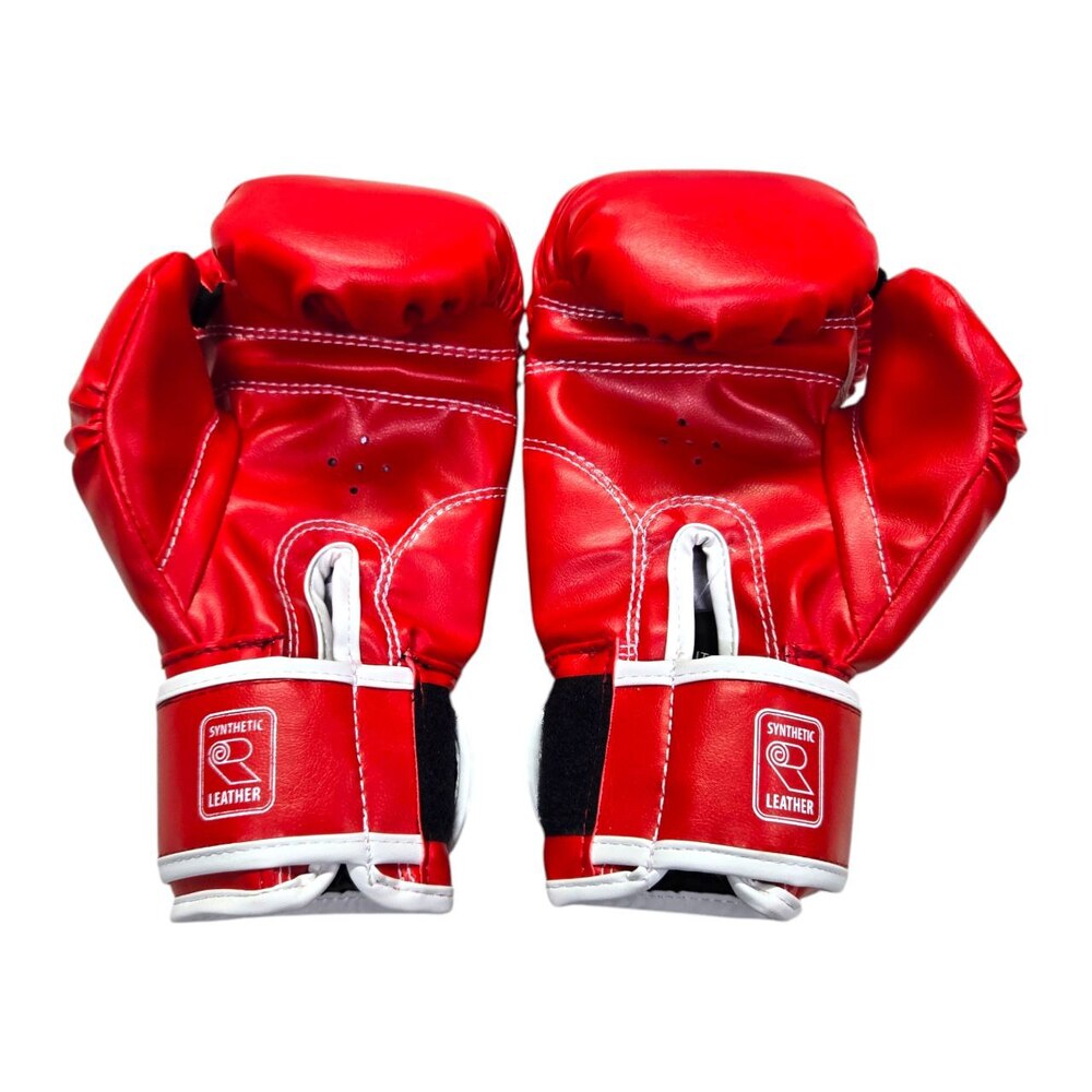 Боксерські рукавички BOXER NEW 8 оz вінілшкіряні червоні