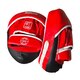 Лапи боксерські BOXER NEW ергономічні вінілшкіряні червоні