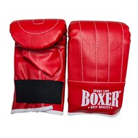 Перчатки Тренировочные BOXER NEW L кожвинил красные