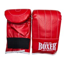 Рукавички Тренувальні BOXER NEW L вінілшкіряні червоні