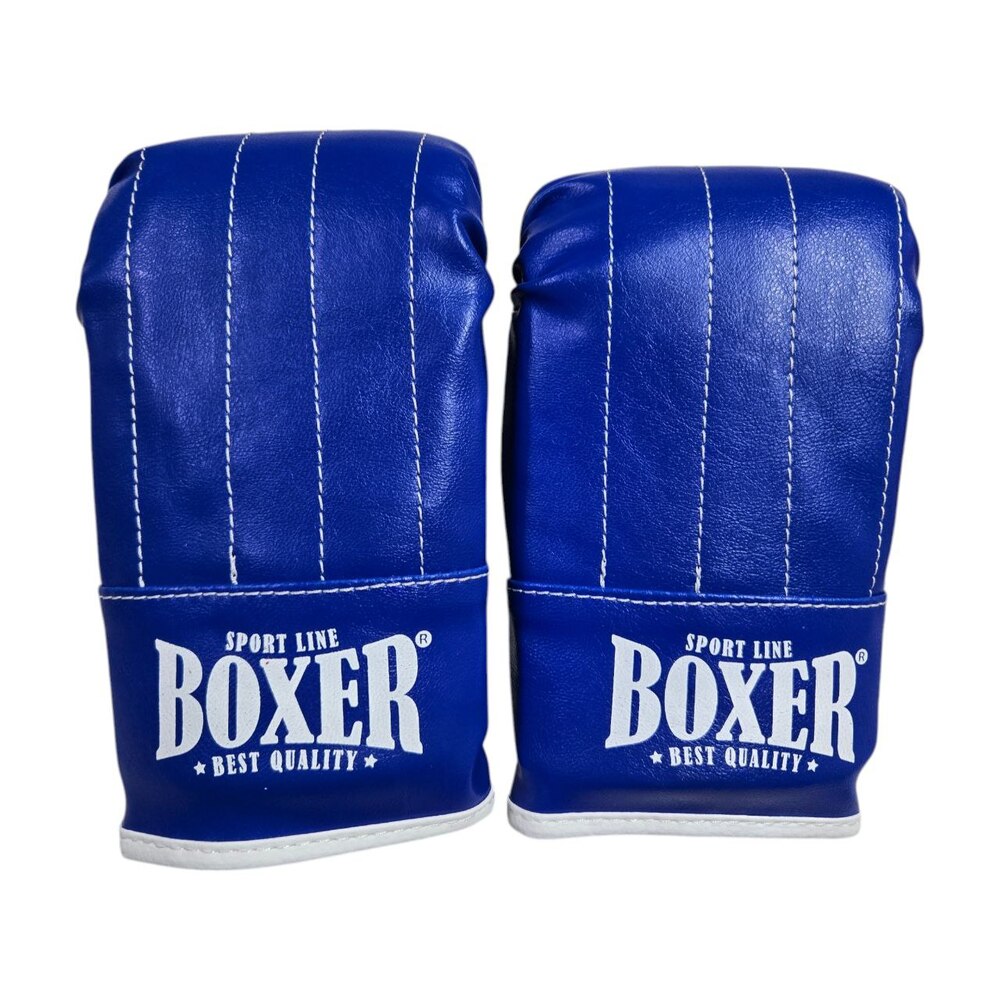 Рукавички Тренувальні BOXER NEW L вінілшкіряні сині