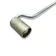 Металевий прикаточний ролик з довгою ручкою (ширина - 32 мм, діаметр - 20 мм) вузький