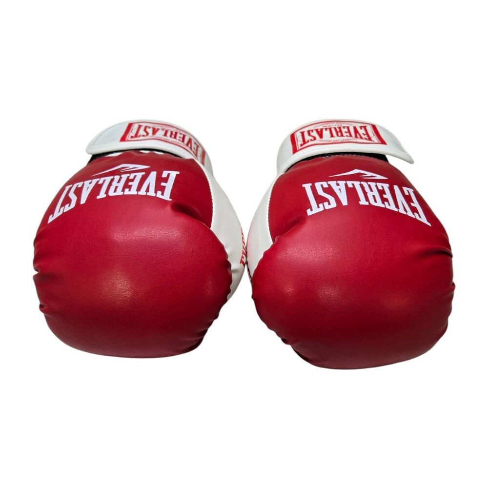 Боксерські рукавички EVERLAST 8 oz стрейч червоно-білі