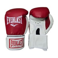 Боксерские перчатки EVERLAST 8 oz стрейч красные-белые