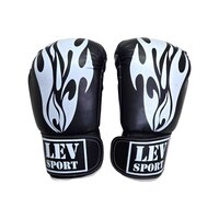 Боксерские перчатки LEV SPORT КЛАСС 12 oz кожа черные
