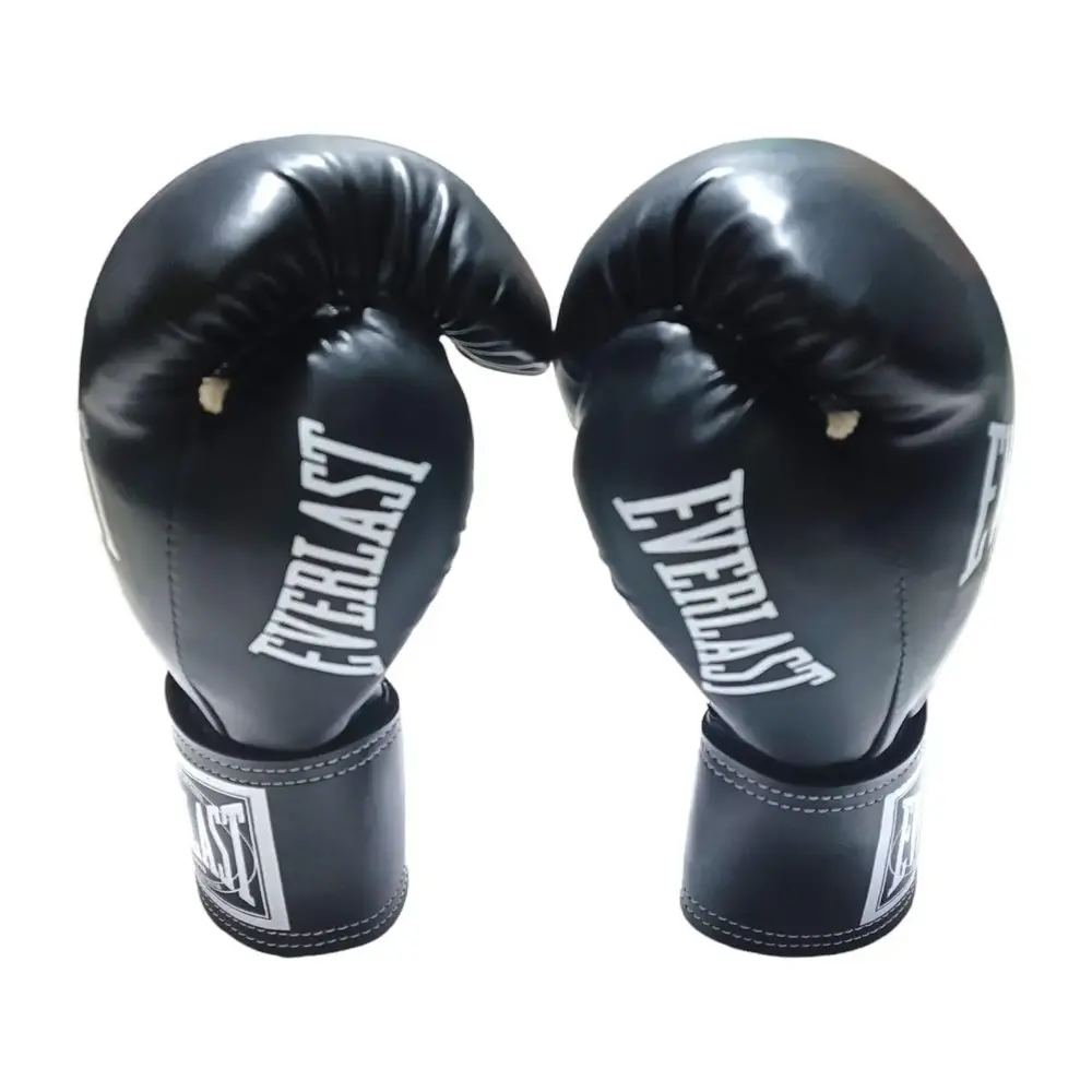 Боксерські рукавички EVERLAST 12 oz стрейч чорні