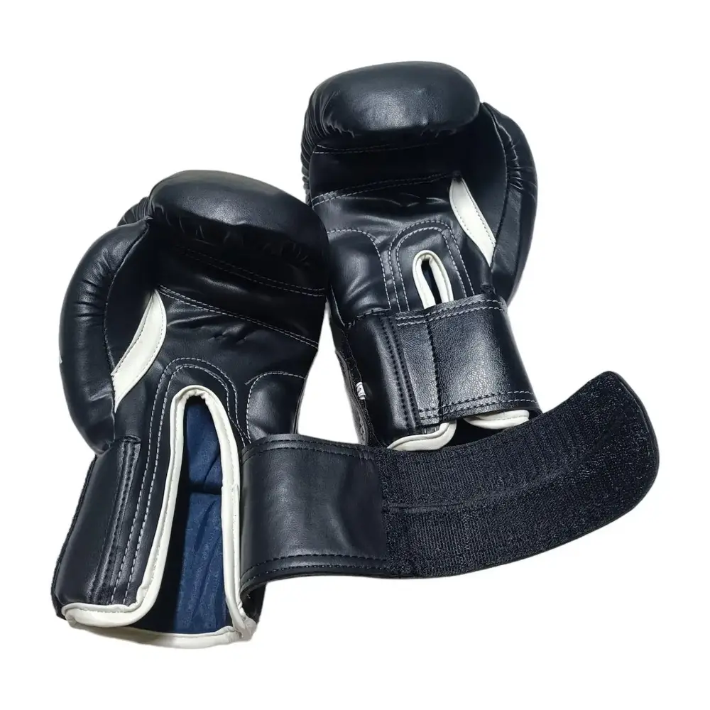 Боксерські рукавички EVERLAST 12 oz стрейч чорні