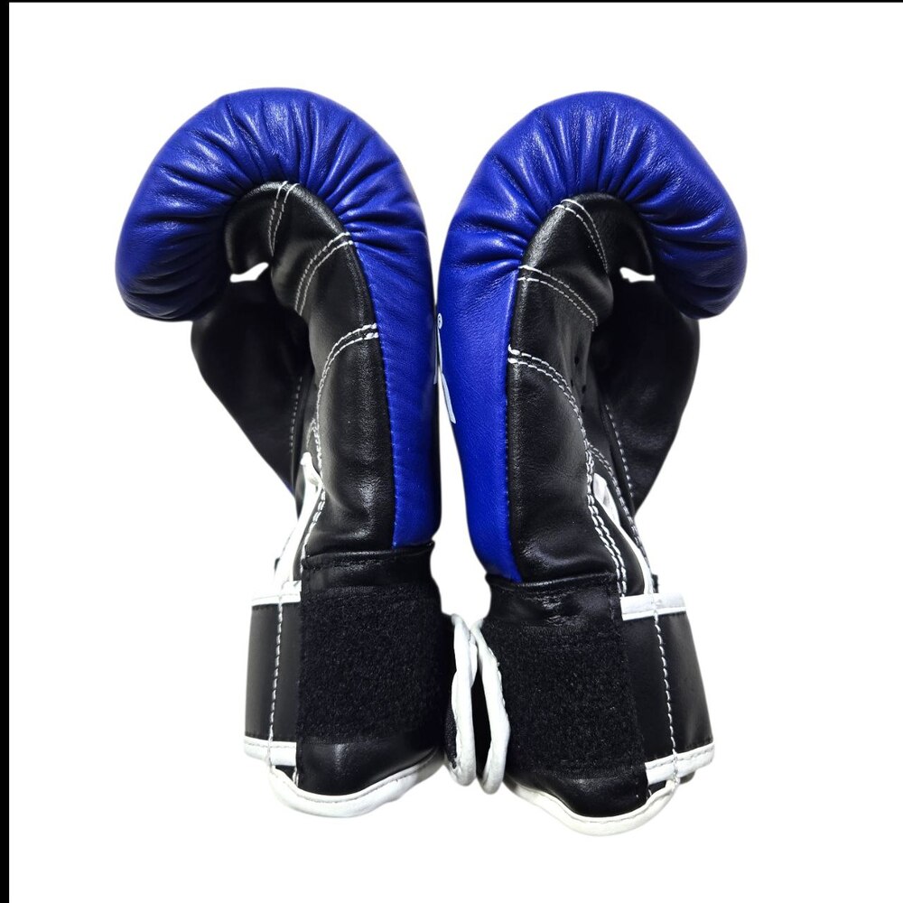 Боксерські рукавички BOXER NEW 14 оz шкіра сині