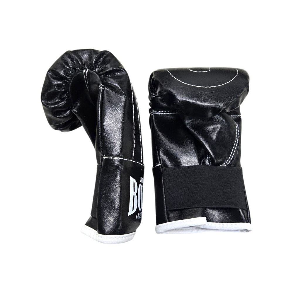 Рукавички Тренувальні BOXER NEW M вінілшкіряні чорні