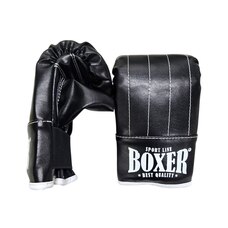 Рукавички Тренувальні BOXER NEW M вінілшкіряні чорні