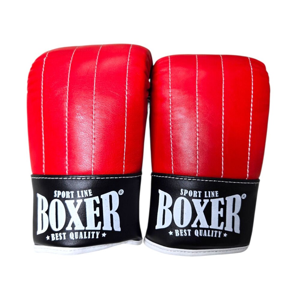 Рукавички Тренувальні BOXER NEW L шкіра червоні