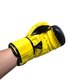 Боксерські рукавички EVERLAST 12 oz шкіра чорно-жовті