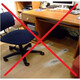 Захисний килимок під крісло 244х122 см х 0,8 мм