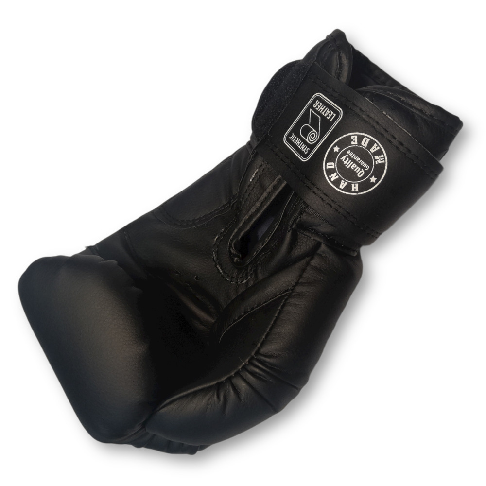 Боксерські рукавички BOXER 10 оz шкірвініл чорні