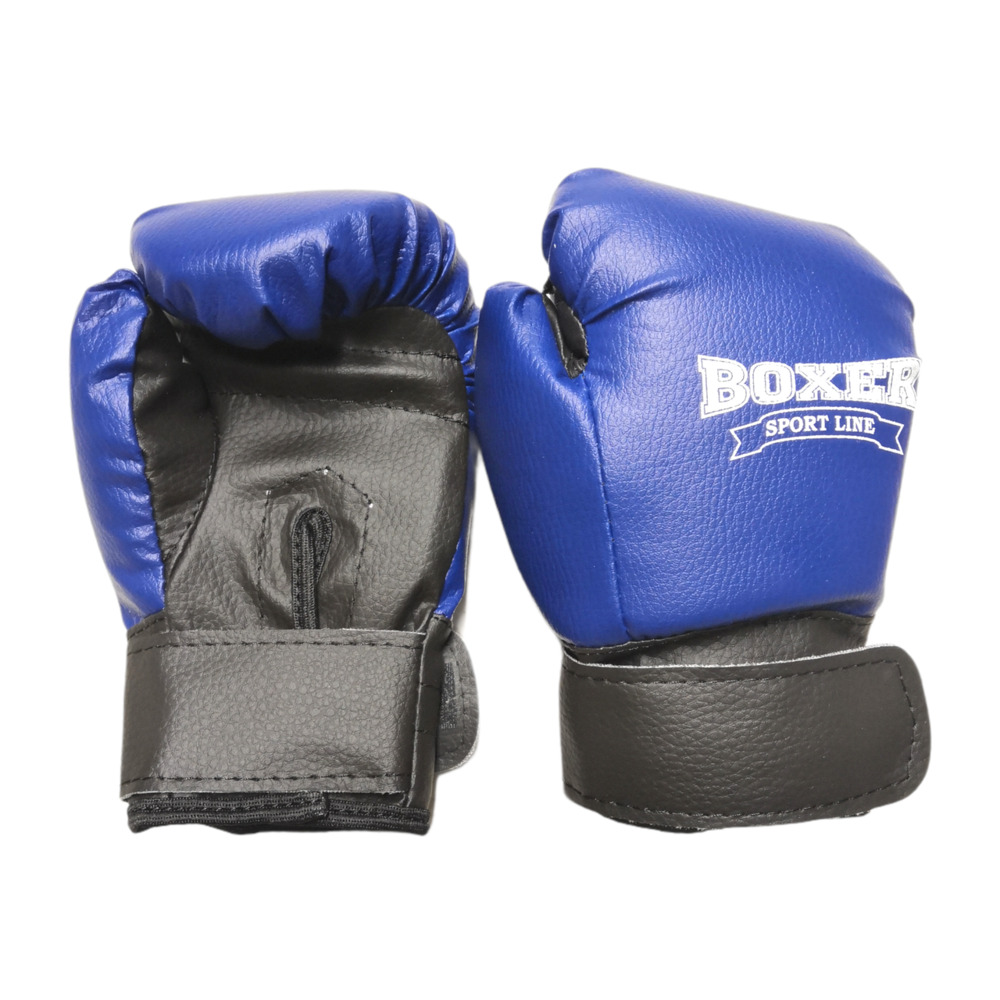 Боксерська груша та рукавички для дітей BOXER набір сині