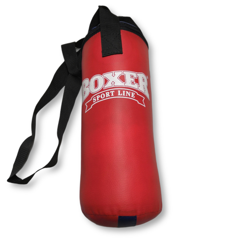 Боксерська груша та рукавички для дітей BOXER набір червоні