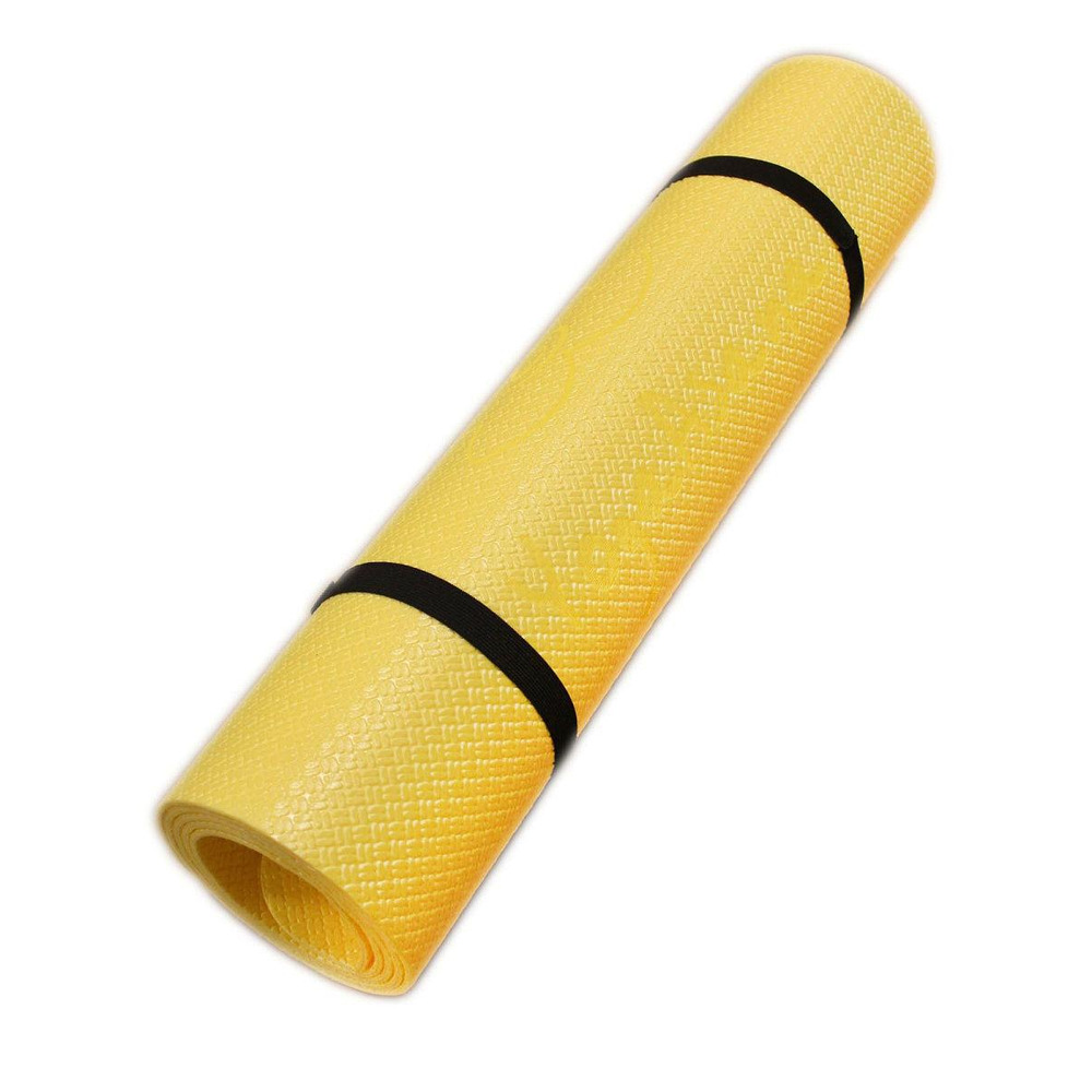 Килимок для йоги YOGA ASANA 1800х600х4 жовтий