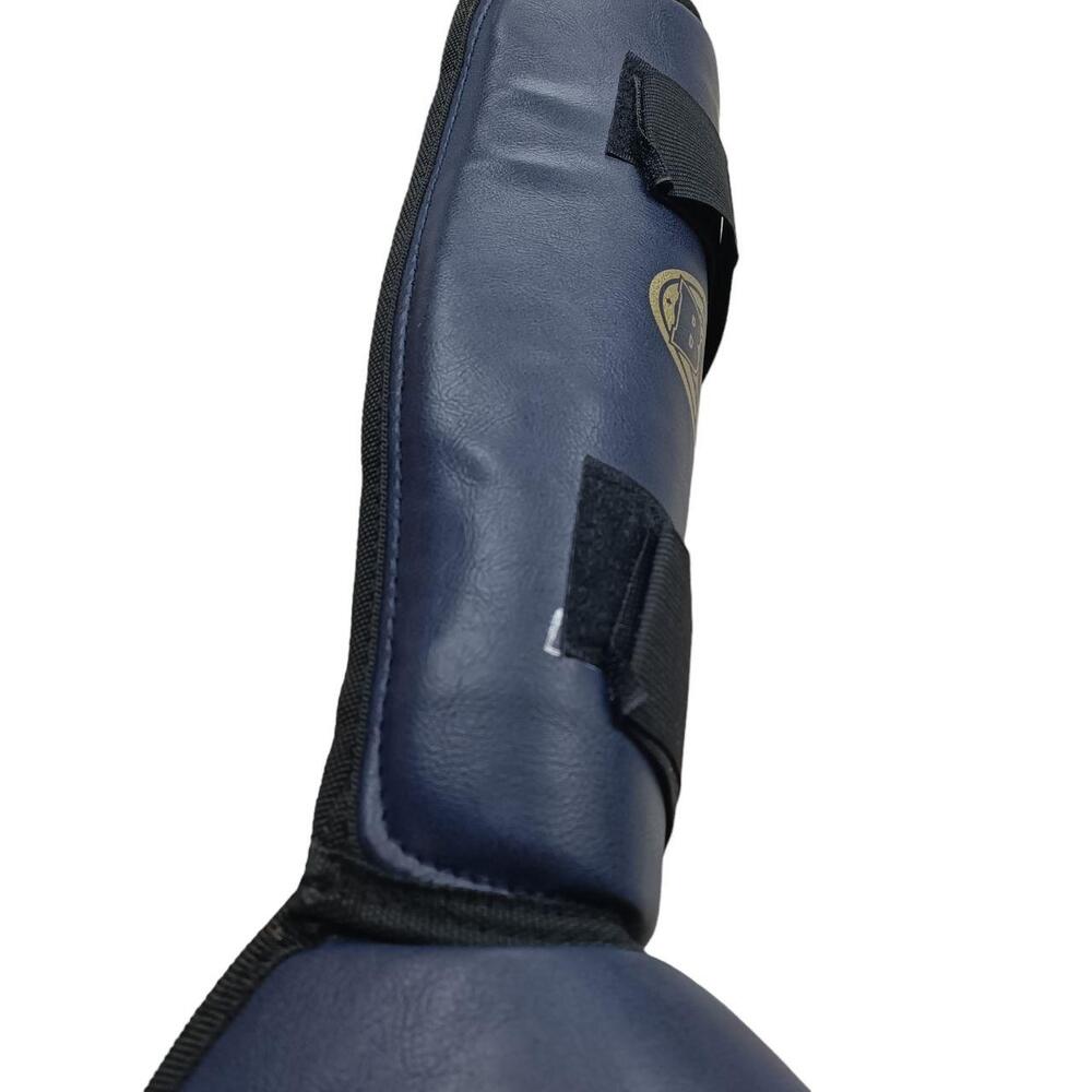 Захист гомілки та стопи BOXER вінілшкіряний Еліт XL синій