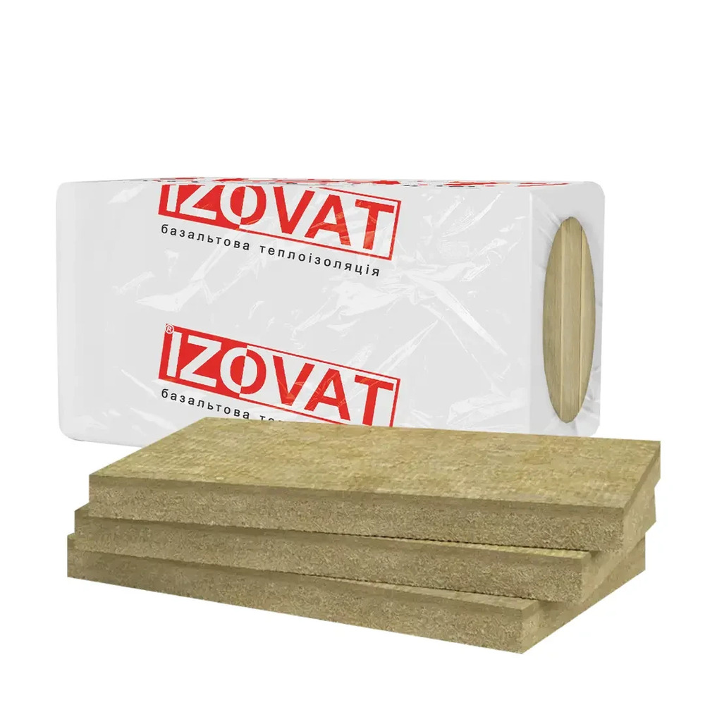 Базальтовий утеплювач Izovat 30 товщиною 100 мм (площа 3 кв.м)