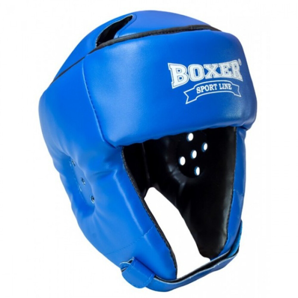 Шолом карате BOXER М шкіра чорний