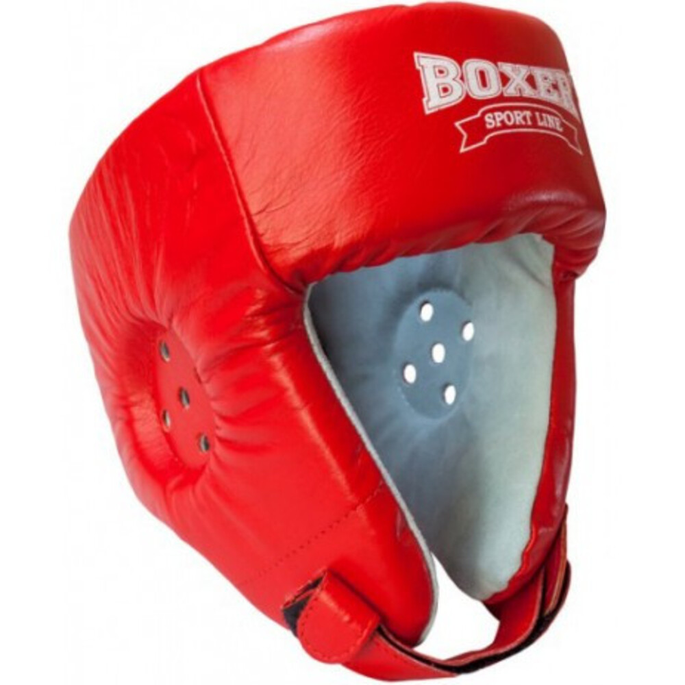 Шолом боксерський BOXER Еліт L шкірвініл червоний