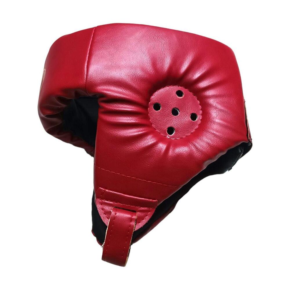 Шолом боксерський BOXER Еліт L шкірвініл червоний