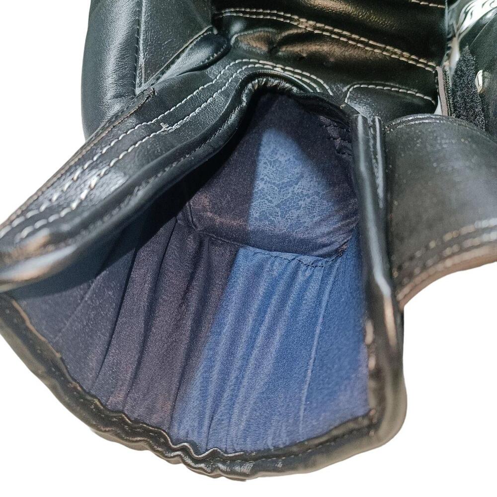 Боксерські рукавички LEV SPORT 10 oz комбіновані чорні