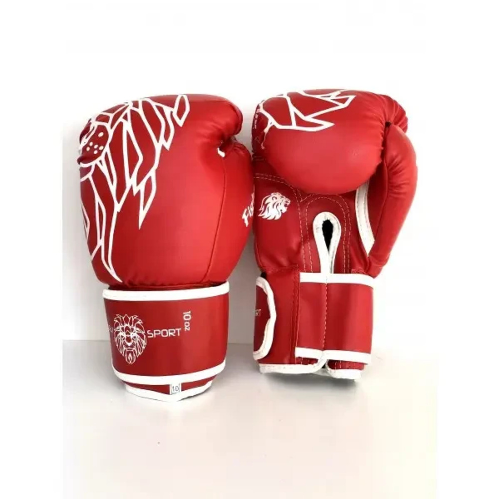Боксерські рукавички LEV SPORT ТОП 10 oz стрейч червоні