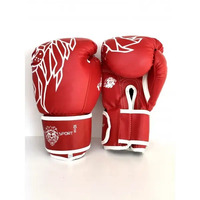 Боксерські рукавички LEV SPORT ТОП 10 oz стрейч червоні