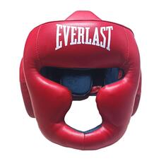 Шолом EVERLAST Кик-бокс S шкірзам червоний