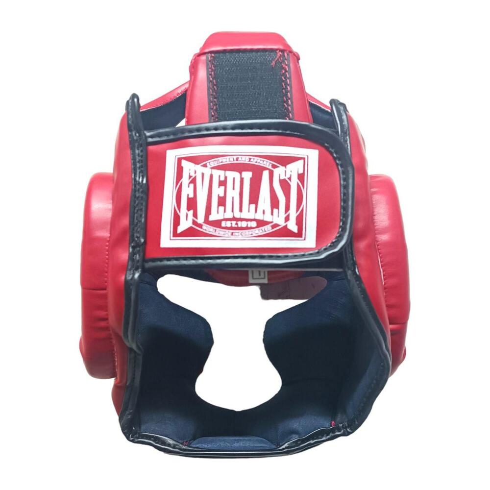 Шолом EVERLAST Кик-бокс S шкірзам червоний