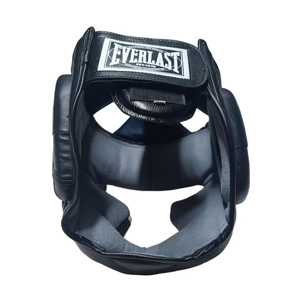 Шолом-маска тренувальна карате EVERLAST L шкіра чорний