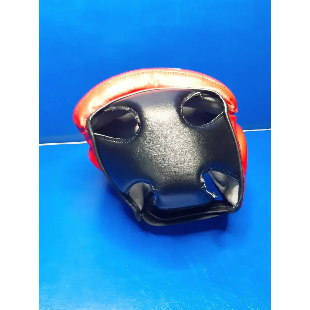 Шолом-маска тренувальна карате EVERLAST M шкіра червоний