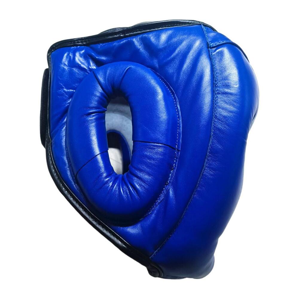Шолом-маска тренувальна карате EVERLAST XL шкіра синій
