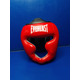 Шлем-маска тренировочная каратэ EVERLAST XL кожа красный