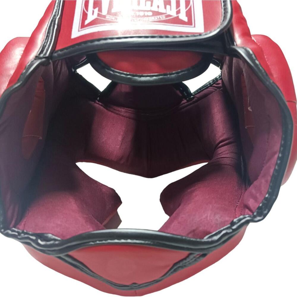 Шолом-маска тренувальна карате EVERLAST Профи L стрейч червоний