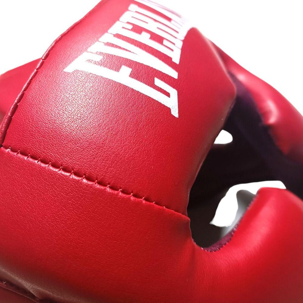 Шолом-маска тренувальна карате EVERLAST Профи M стрейч червоний