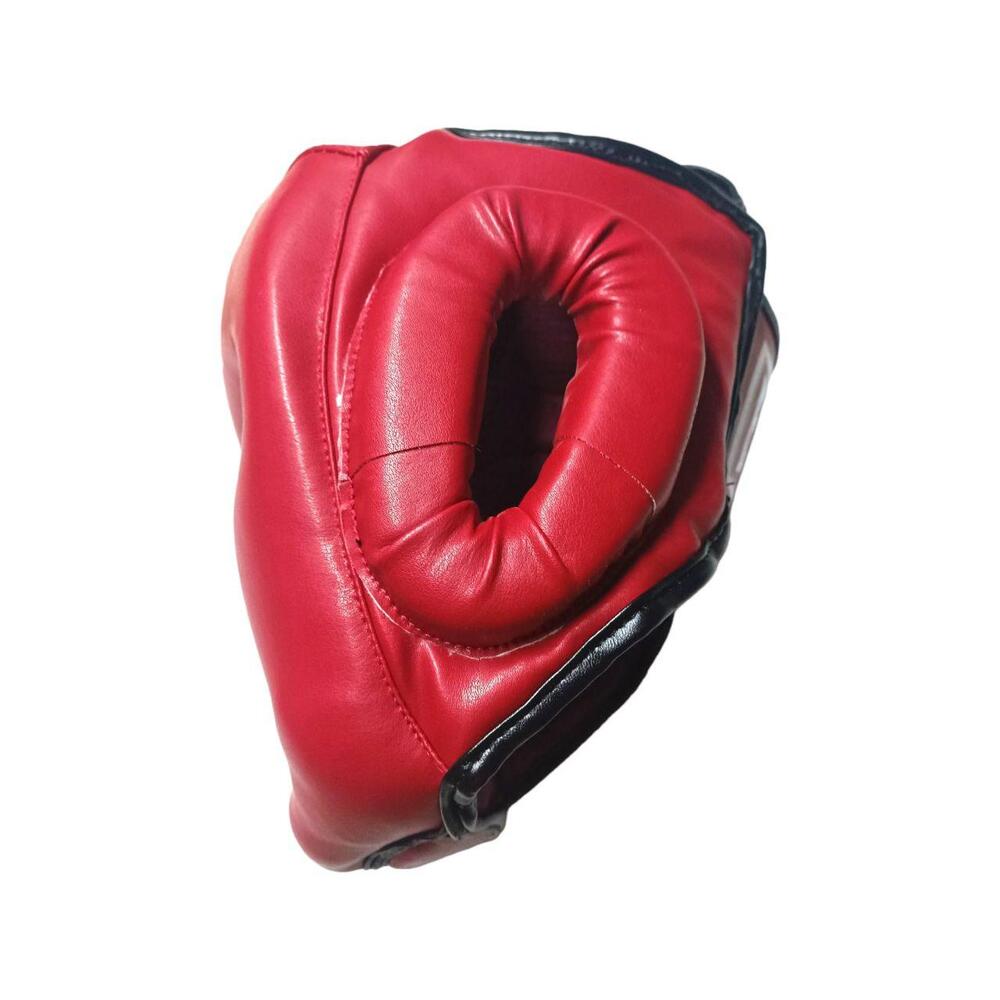 Шолом-маска тренувальна карате EVERLAST Профи M стрейч червоний