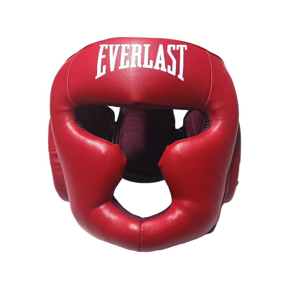 Шолом-маска тренувальна карате EVERLAST Профи XL стрейч червоний