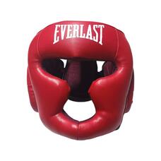 Шолом-маска тренувальна карате EVERLAST Профи XL стрейч червоний