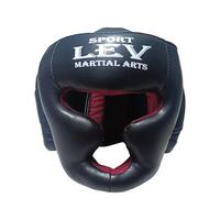 Шолом-маска тренувальна карате LEV SPORT Профи M стрейч чорний