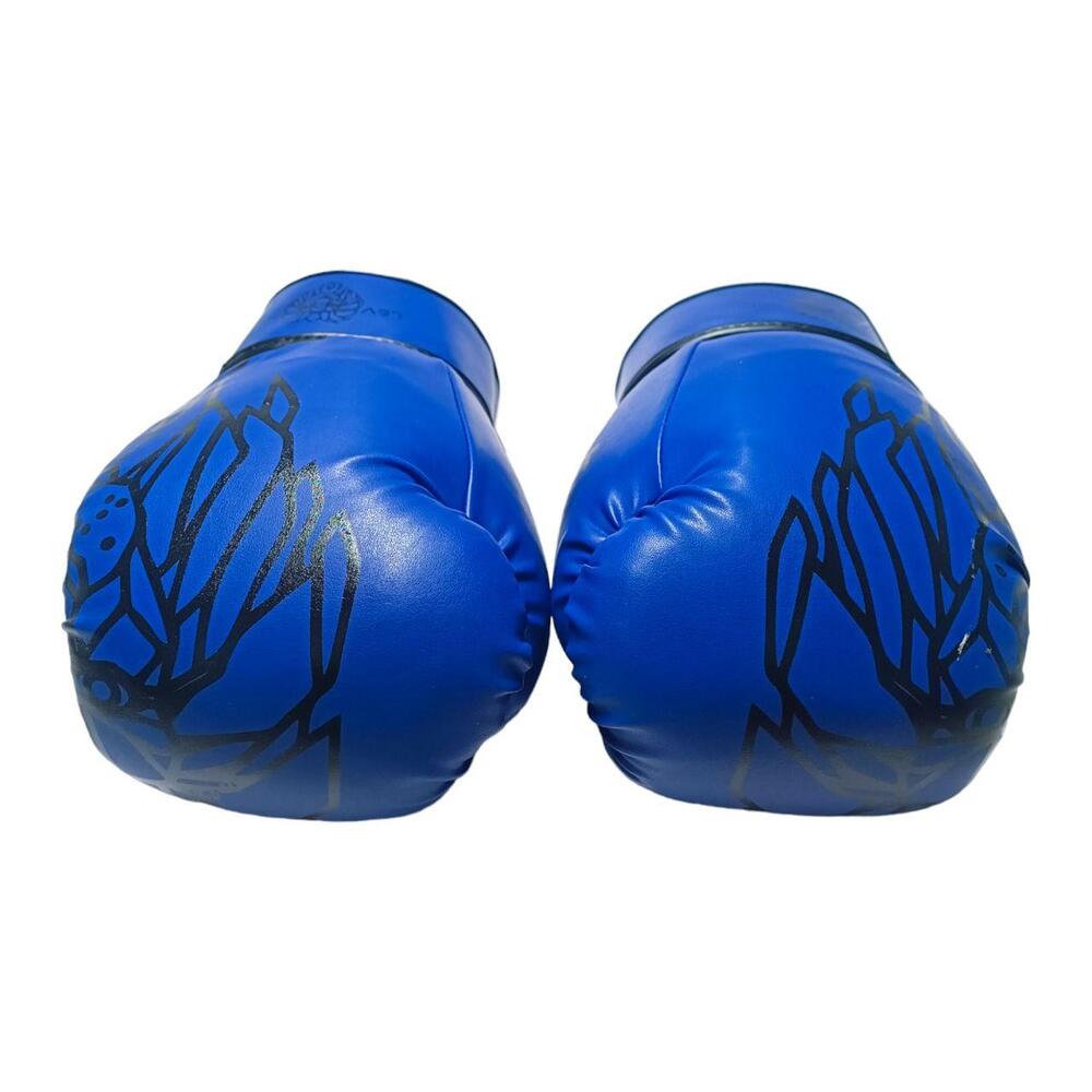 Боксерські рукавички LEV SPORT ТОП 10 oz стрейч сині
