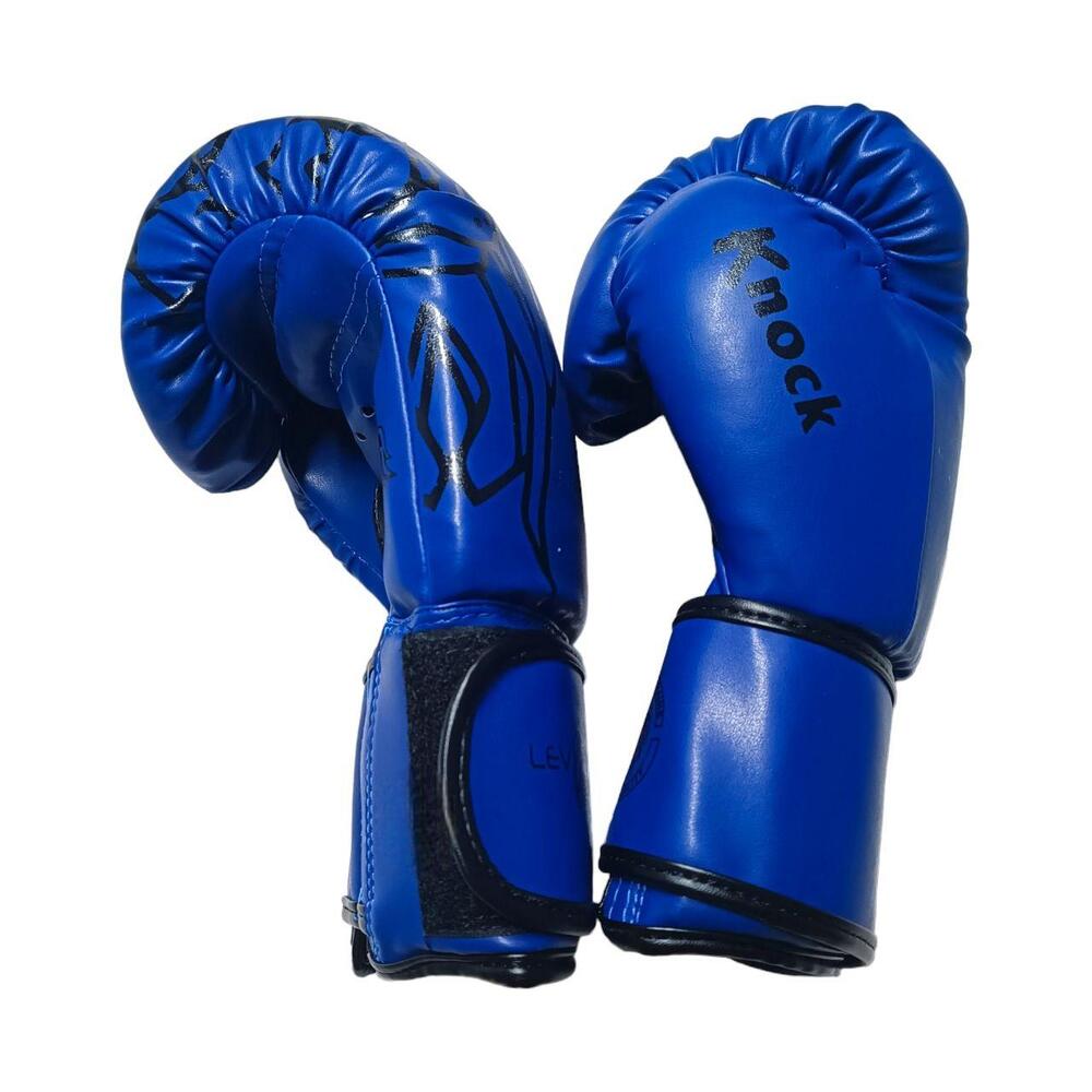 Боксерські рукавички LEV SPORT ТОП 10 oz стрейч сині