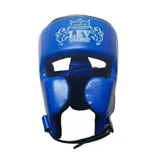 Шолом LEV SPORT Кик-бокс S шкірзам синій